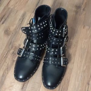 Black Studded Boots